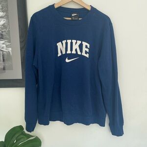 Nike Blue Crewneck Sweater Size XL